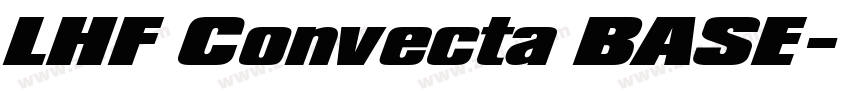 LHF Convecta BASE字体转换